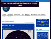 Tablet Screenshot of celestialchart.com
